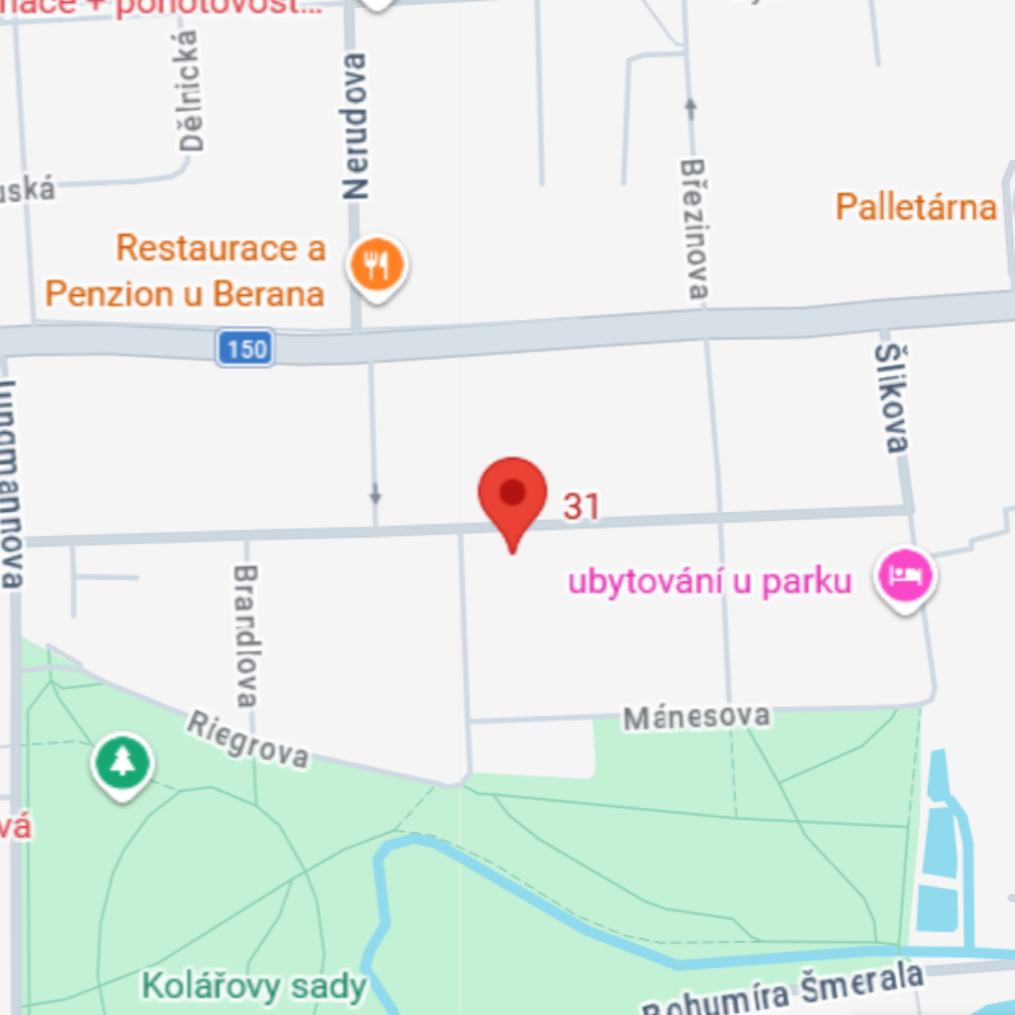 Mapa – Prostějov